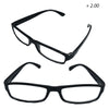 Eye Reading Frames Power +2.00 + GST Charges Extra ( 3 Pc (Rs.23/ Per Pcs) Black And Brown )