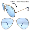 3 Pcs (Rs.70 / Per Pcs) Different Color+ GST Charges Extra EAGLE 3026 (Aviator Sunglasses)