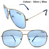 3 Pcs (Rs.70 / Per Pcs) Different Color+ GST Charges Extra EAGLE 2424  (Aviator Sunglasses)