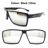 3 PC (Rs 64Per Pc) Different Color+ GST Charges Extra (Trendy Rectangular Sunglasses) Eagle AA724