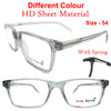 1 Pcs (Rs 255/ Per Pcs)  V+ GST Charges Extra Different Color (High Quality HD Sheet Frame) Long Vision