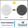 (Plano/Add +3.00 ) 1 Pair Bifocal Transcoat Photosense Photochromic Hard Coat Lens