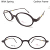 3 Pcs (Rs.50 / Per Pcs)+ GST Charges Extra Brown Color Carbon Frame With Spring